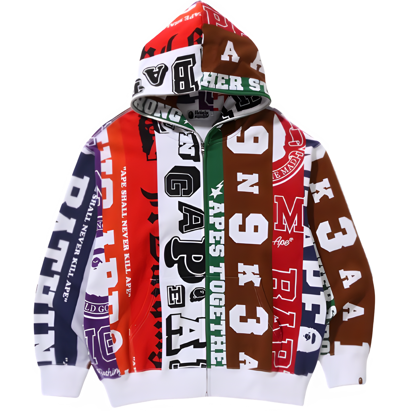 FANS SCARF FULL ZIP HOODIE