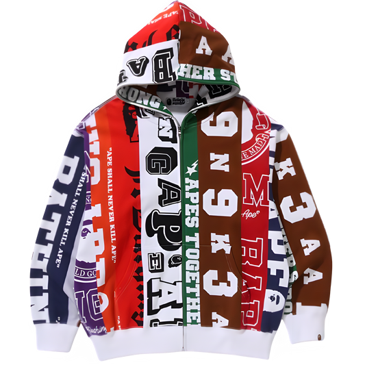 FANS SCARF FULL ZIP HOODIE